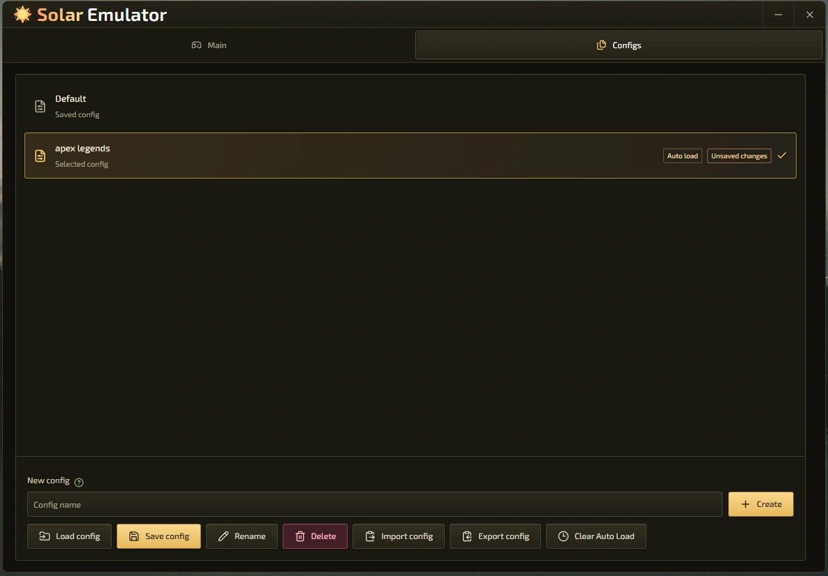 Solar - Universal Emulator