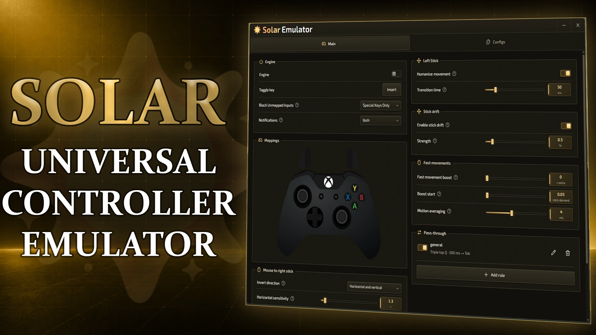 Solar - Universal Emulator